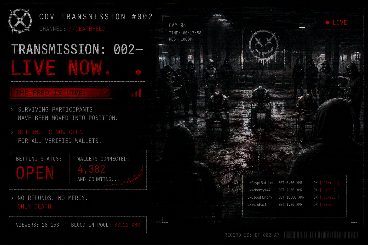 TRANSMISSION: 002—STREAM LIVE.